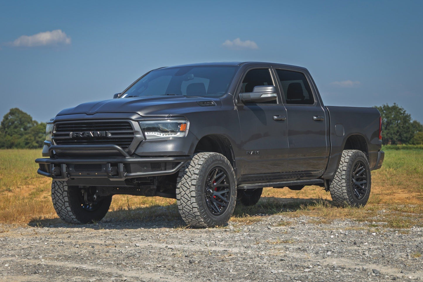 Rough Country Ram 1500 2019-2024 Tubular Front Bumper Without Winch Plate