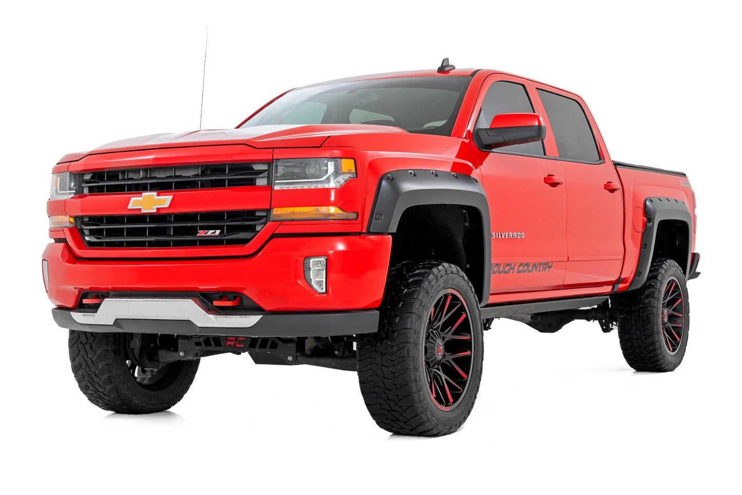 Pocket Fender Flares | 5'9" Bed | GB8 Mosaic Black | Chevy Silverado 1500 (14-18 & Classic)