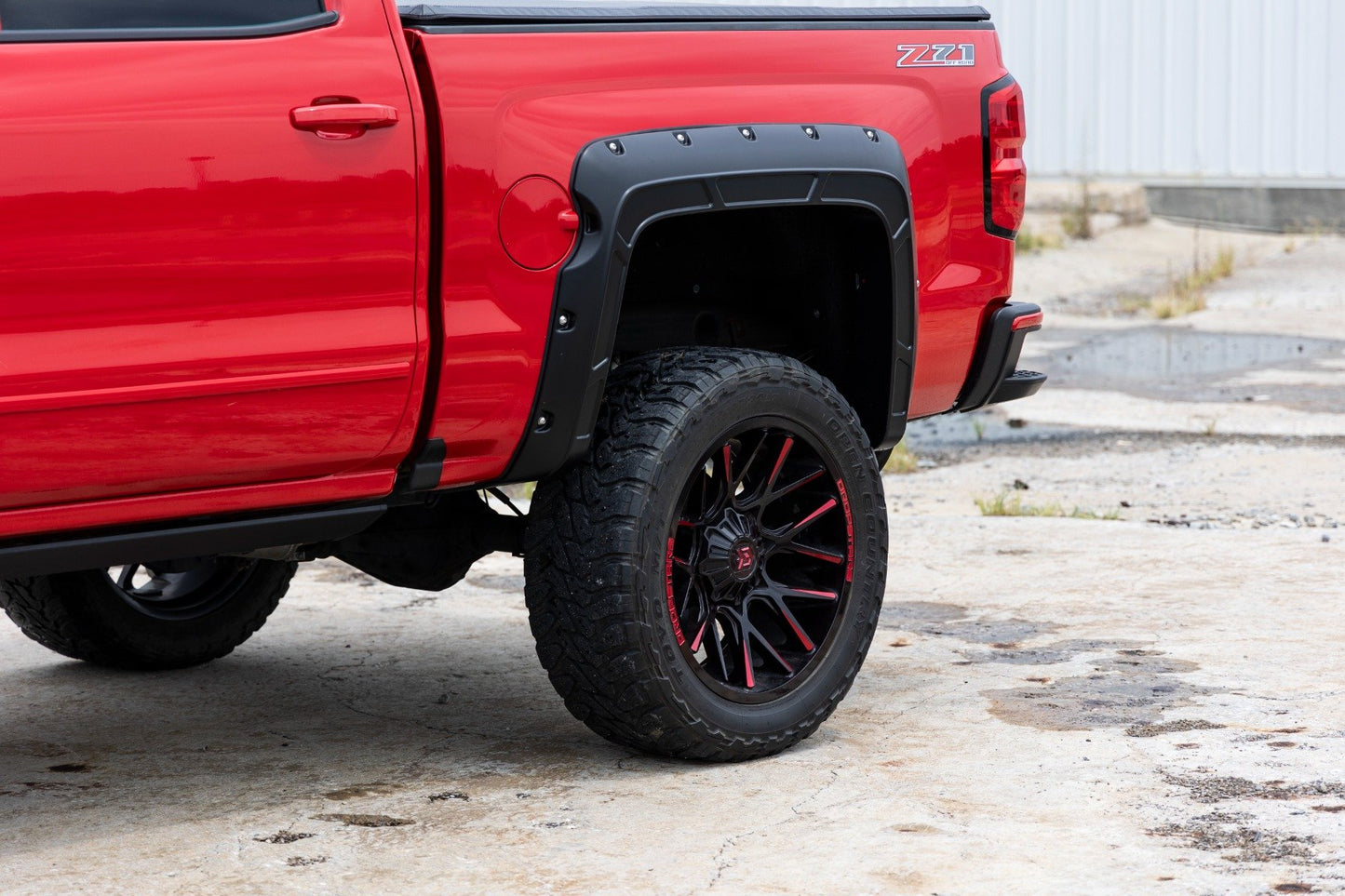 Fender Flares | Defender l 5'9" Bed  | GB8 Mosaic Black | Chevy Silverado 1500 (14-18 & Classic)