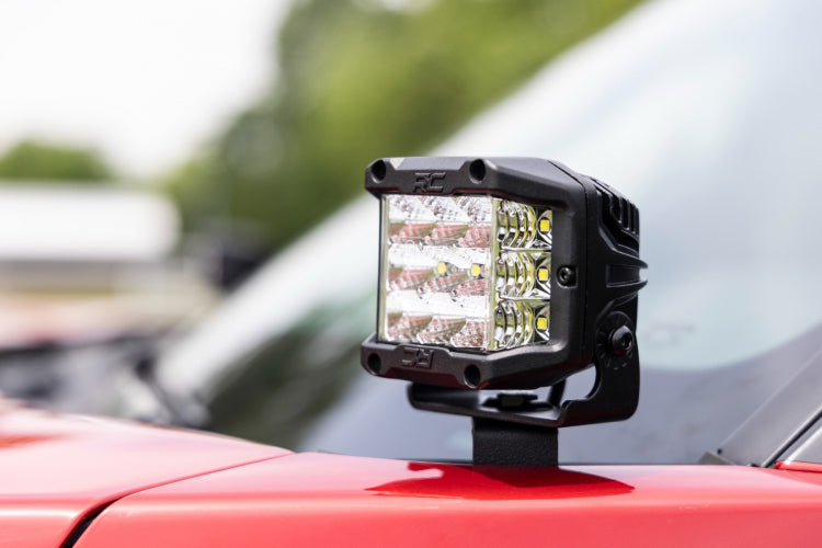 Rough Country LED Light Kit | Ditch Mount |  3" OSRAM | Wide | Toyota Tundra (22-23)