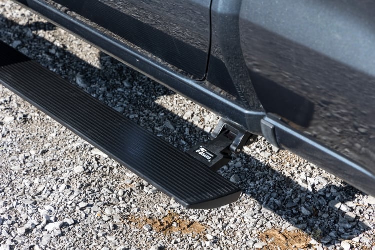 Rough Country Power Running Boards Lighted, Double Cab Chevy/GMC 1500/2500HD/3500HD (2019-2023)