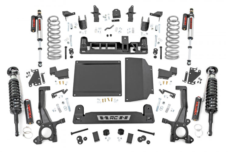 Rough Country 6 Inch Lift Kit | Vertex Struts and Shocks | Rear Coil | Toyota Tundra 4WD (22-23)