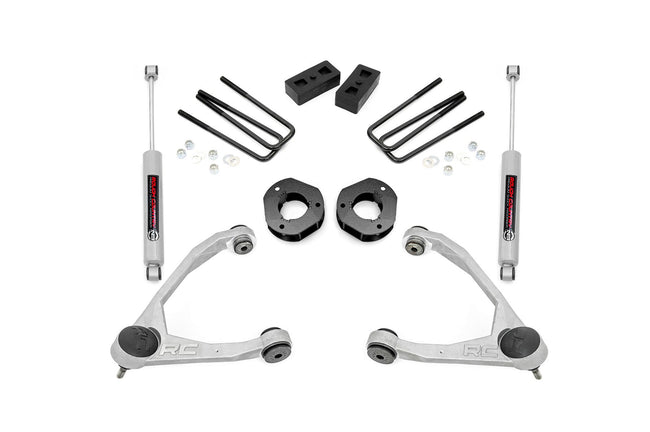 Rough Country 3.5 Inch Suspension Lift Kit 07-16 Silverado/Sierra 1500 2WD