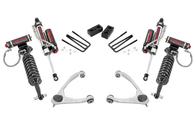 Rough Country 3.5 Inch GM Suspension Lift Kit w/ Vertex  07-16 GM 1500 PU 2WD