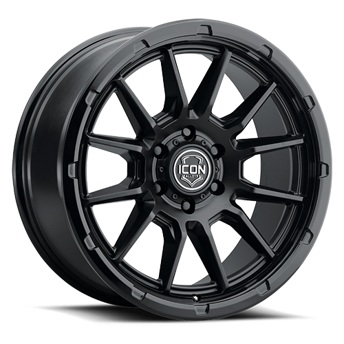 ICON Alloys Cajon 20x9 / 6x5.5 / 0mm / 5in BS Double Black Wheel