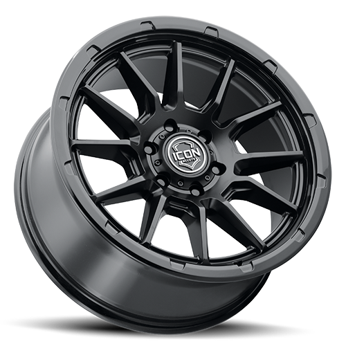 ICON Alloys Cajon 20x9 / 6x5.5 / 16mm / 5.625in BS Double Black Wheel