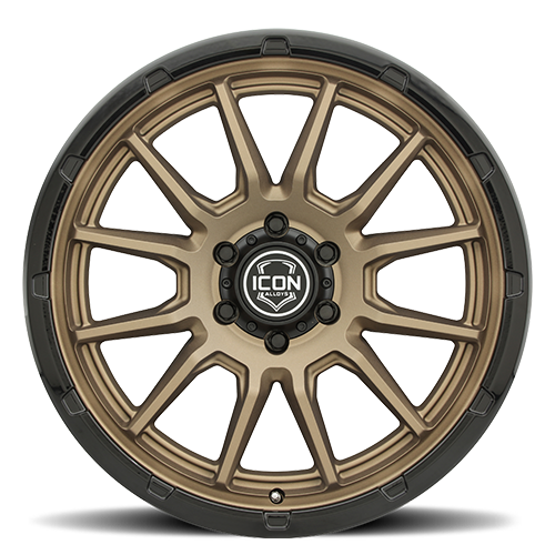 ICON Alloys Cajon 20x9 / 6x5.5 / 16mm / 5.625in BS Satin Bronze Wheel w/ GB Lip