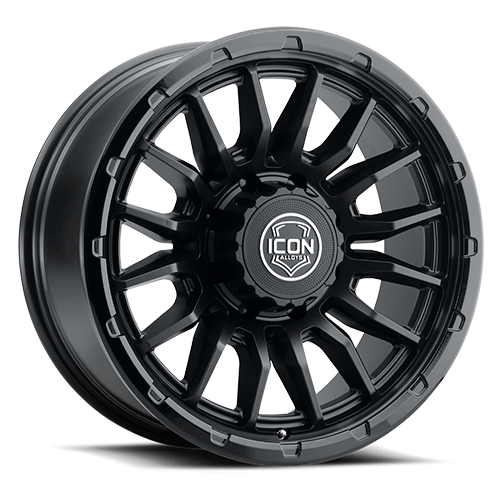 ICON Alloys Cajon 20x9 / 8x170 / 6mm / 5.25in BS Double Black Wheel