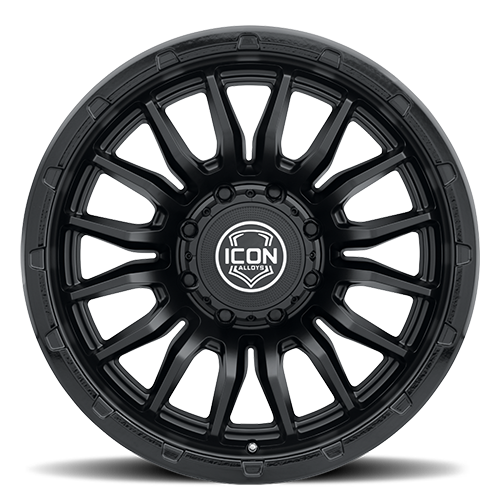 ICON Alloys Cajon 20x9 / 8x170 / 6mm / 5.25in BS Double Black Wheel