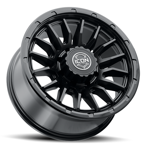 ICON Alloys Cajon 20x9 / 8x170 / 6mm / 5.25in BS Double Black Wheel