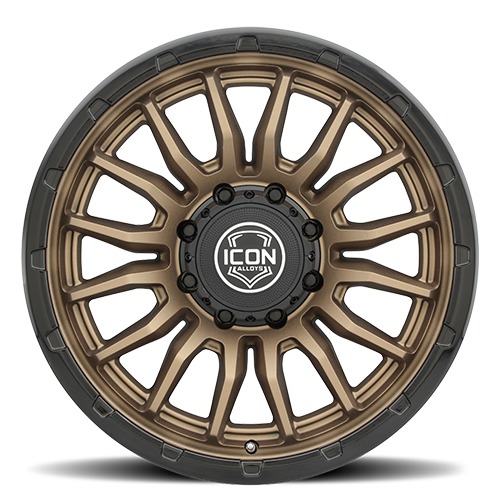 ICON Alloys Cajon 20x9 / 8x6.5 / 12mm / 5.5in BS Satin Bronze Wheel w/ GB Lip