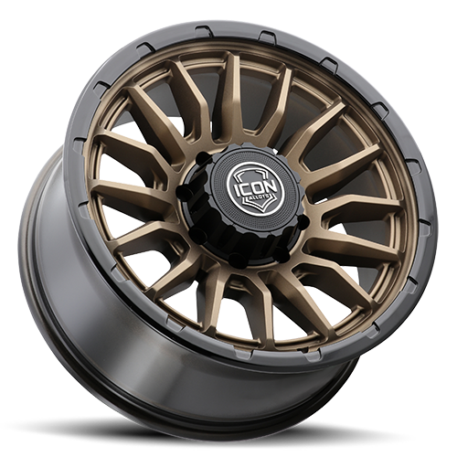 ICON Alloys Cajon 20x9 / 8x6.5 / 12mm / 5.5in BS Satin Bronze Wheel w/ GB Lip