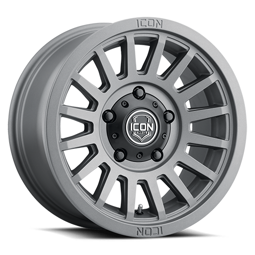 ICON Recon SLX 17x8.5 5x4.5 0mm Offset 4.75in BS 71.5mm Bore Satin Black Wheel