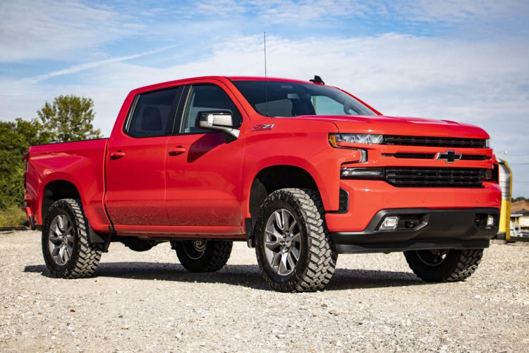 Rough Country 3.5 Inch Suspension Lift Kit w/Front Spacers And Rear N3 Shocks 19-23 GMC Silverado/Sierra 1500 4WD/2WD With Mono-Leaf Rear Spring