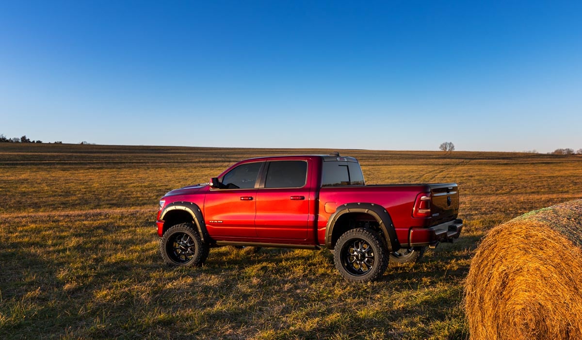 Fender Flares | Defender | PR4 Flame Red | Ram 1500 2WD/4WD (2019-2024)