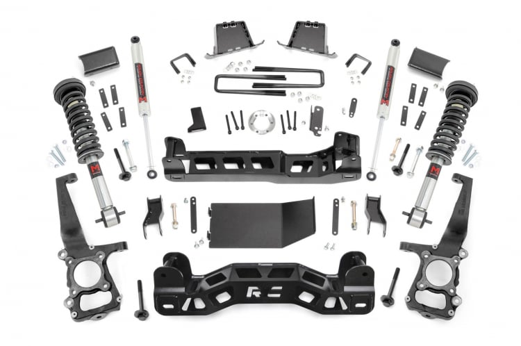Rough Country 6 Inch Suspension Lift Kit M1 Struts And Shocks 2014 F-150 4WD
