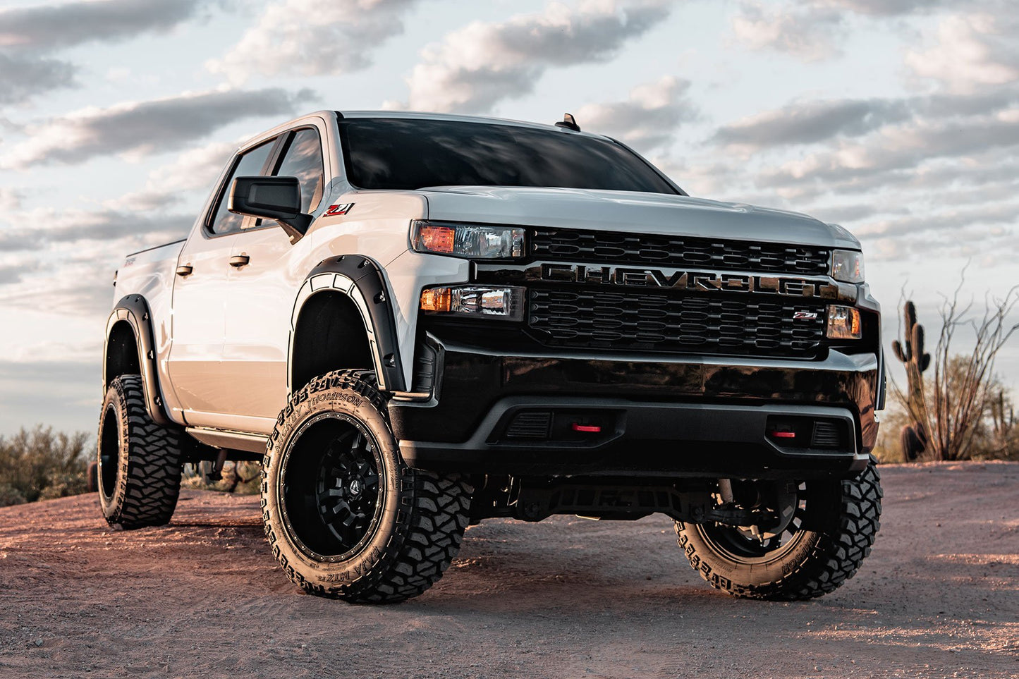 Fender Flares | Defender | GA0 Northsky Blue | Chevy Silverado 1500 (19-26)