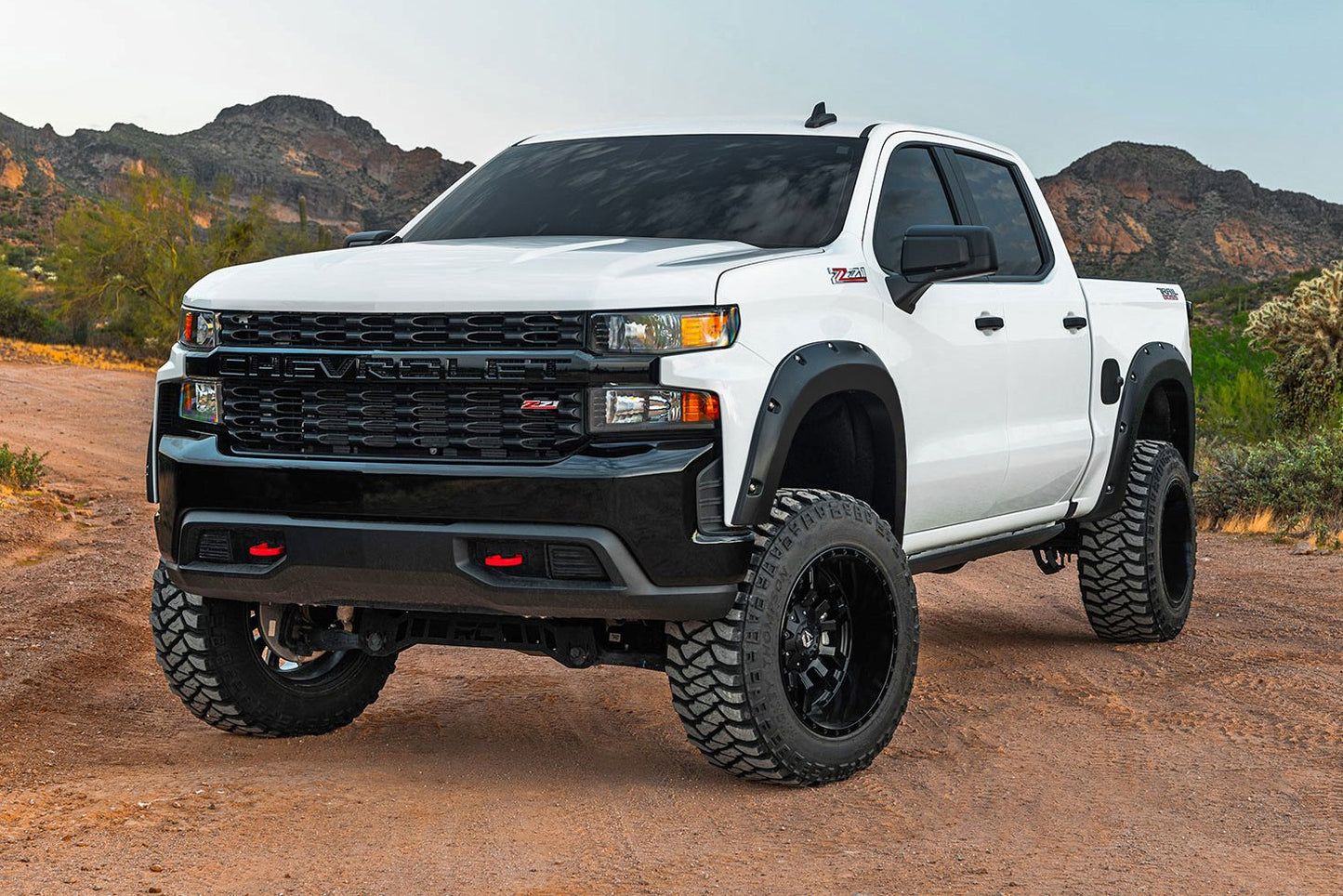 Pocket Fender Flares | GLT Glacier Blue | Chevy Silverado 1500 2WD/4WD (22-26)