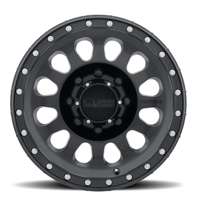 Method MR315 20x10 / 8x180 BP / -18mm Offset / 130.81mm CB Matte Black Wheel