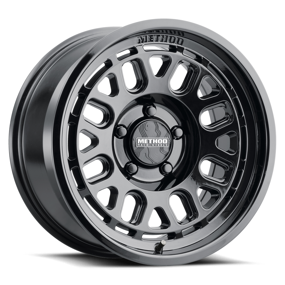 Method MR321 17x8.5 -0mm Offset 5x150 BP 110.50mm CB 4.72in BS Gloss Black Wheel