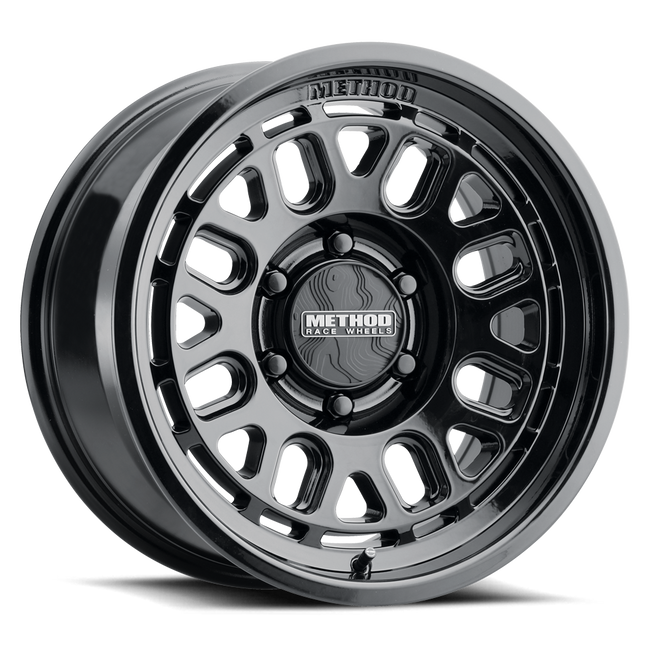 Method MR321 17x8.5 -0mm Offset 6x5.5 BP 106.25mm CB 4.72in BS Gloss Black Wheel