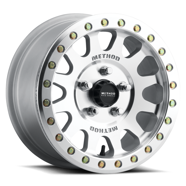 Method MR401 UTV Beadlock 15x7 5+2 38mm Offset 5x4.5 72 CB Machined - Raw Wheel