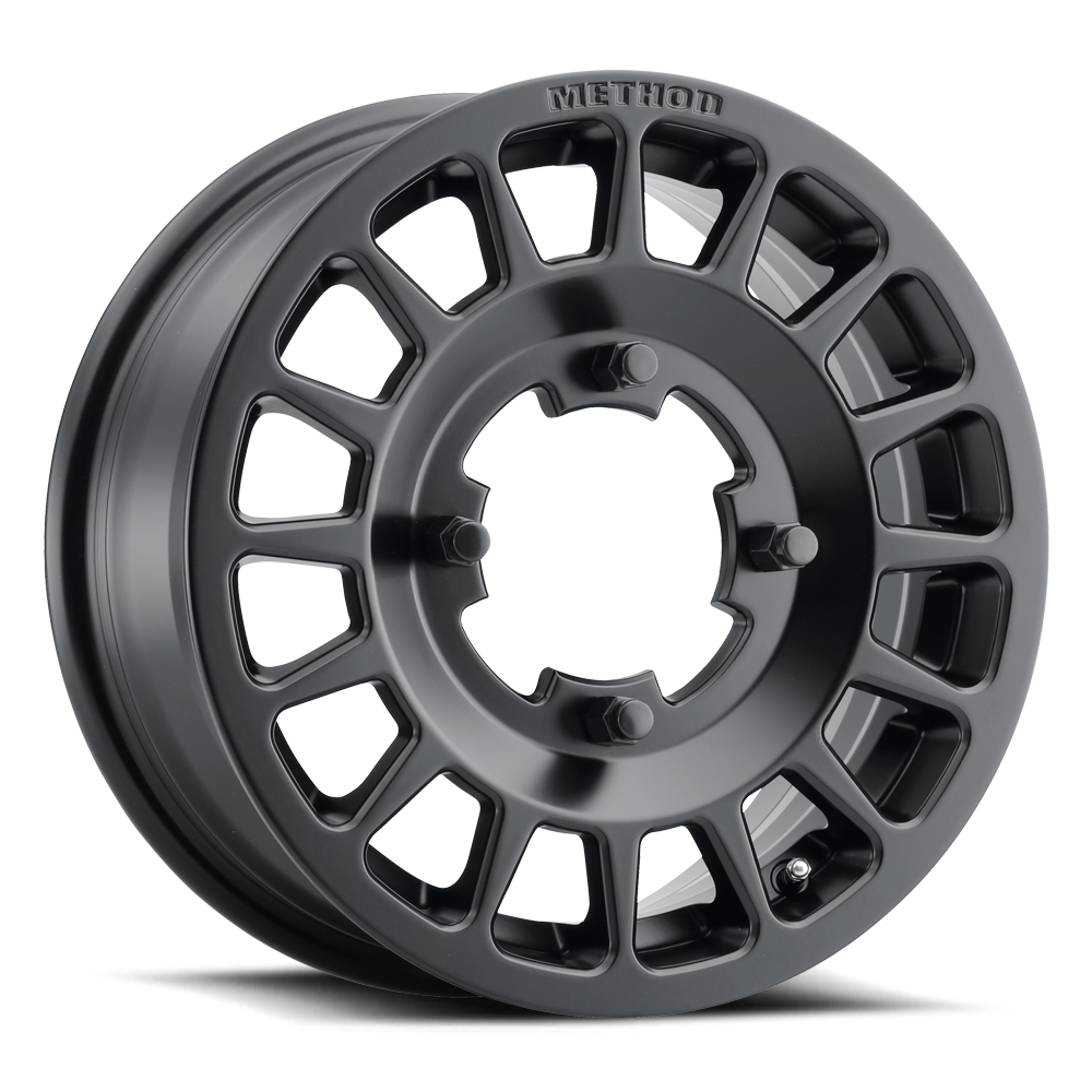 Method MR407 Bead Grip 14x6 5+1 38mm Offset 4x136 100mm CB Matte Black Wheel