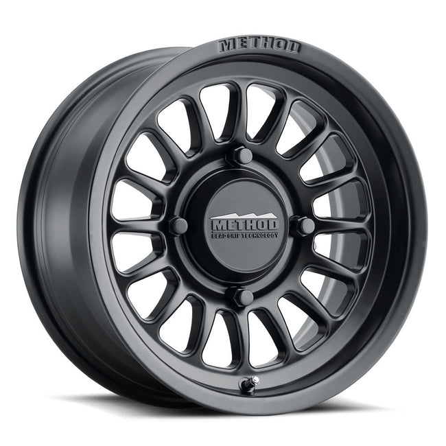 Method MR411 Bead Grip 15x7 5+2 38mm Offset 5x4.5 72 CB Matte Black Wheel