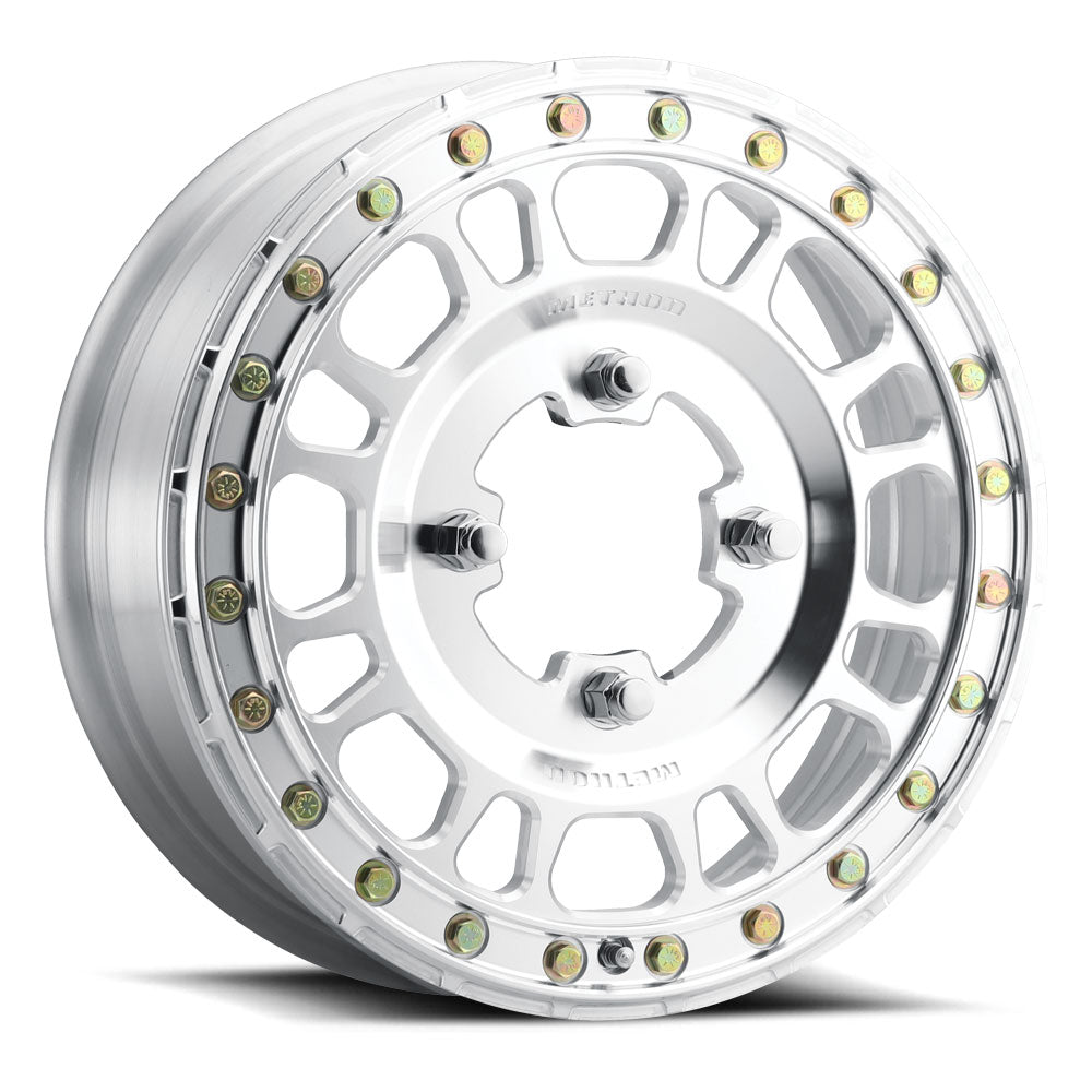Method MR412 Beadlock 15x5 4.2+.8 43mm Offset 4x156 120 CB Machined - Raw Wheel