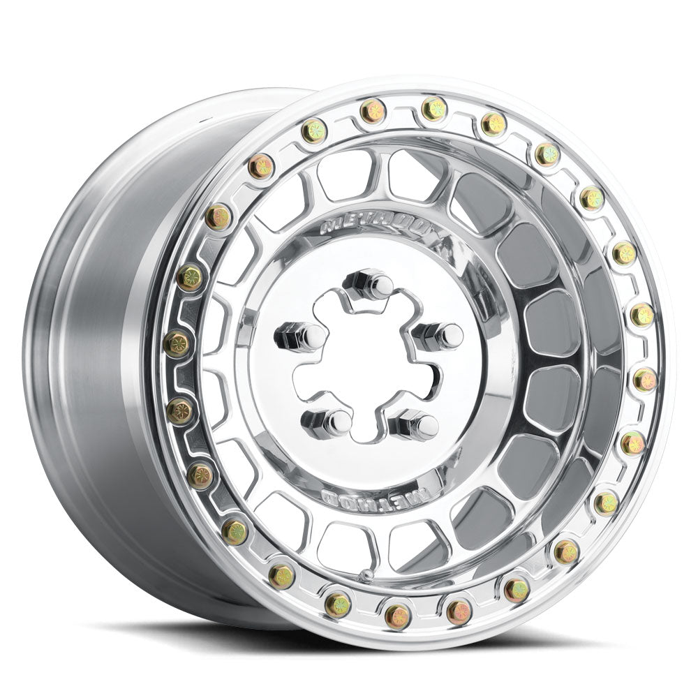 Method MR413 Beadlock 15x10  6+4 25mm Offset  5x4.5  70mm CB Polished Wheel