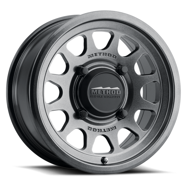 Method MR414 Bead Grip 15x10  6+4 25mm Offset  4x136  106mm CB Graphite Wheel