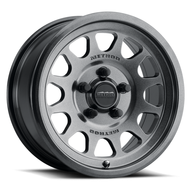 Method MR414 Bead Grip 15x7  4+3 13mm Offset  5x4.5  76mm CB Graphite Wheel