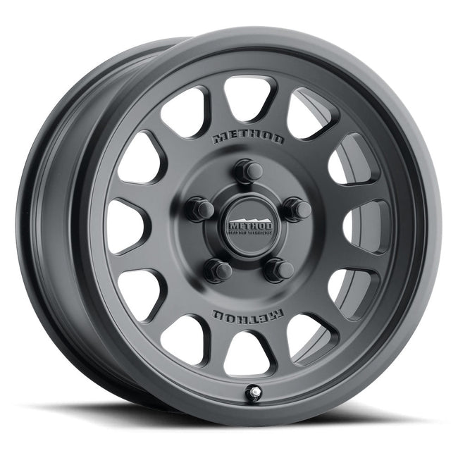 Method MR414 Bead Grip 15x7  4+3 13mm Offset  5x4.5  76mm CB Matte Black Wheel