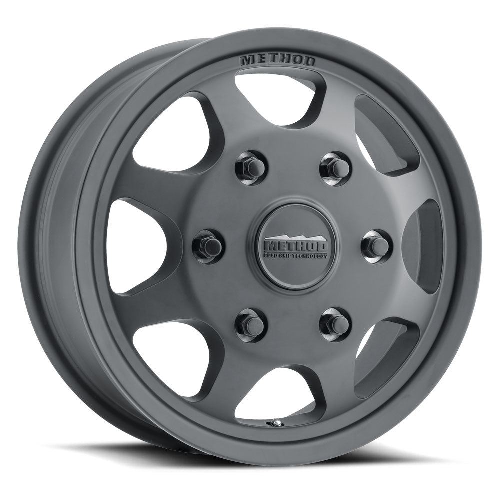 Method MR701 Bead Grip 16x6.5 90mm Offset 6x180 138.9mm CB Matte Black Wheel