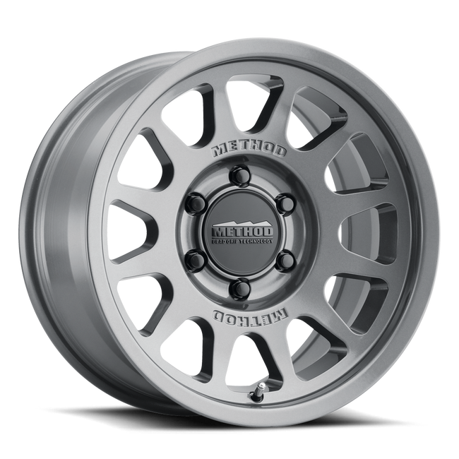 Method MR703 16x6 5x130 68mm Offset 78.10mm CB GLOSS TITANIUM Wheel