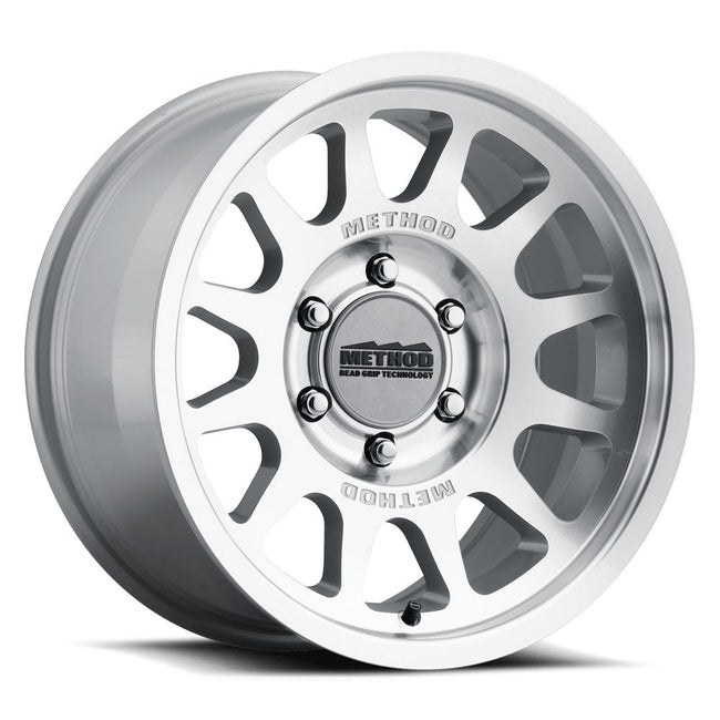 Method MR703 Bead Grip 17x8.5 0mm Offset 6x135 87.00mm CB Machined/Clear Coat Wheel