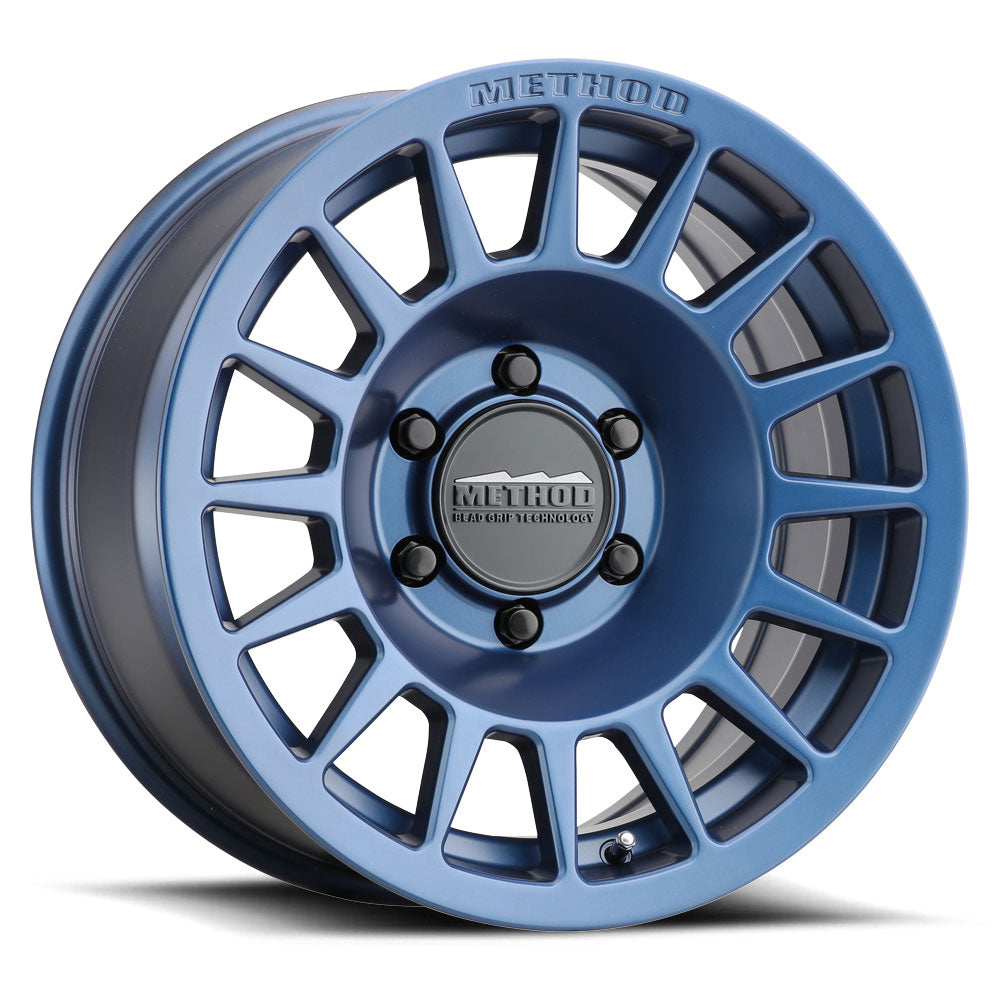 Method MR707 17x8.5 0mm Offset 6x5.5 106.25mm 4.72in BS Bahia Blue Wheel
