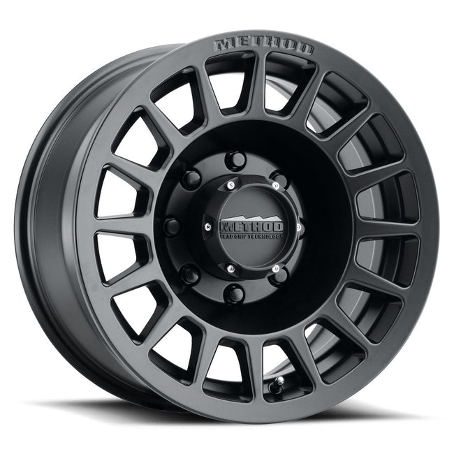 Method MR707 Bead Grip 18x9 8x6.5 BP 18mm Offset 130.81mm CB 5.70in BS Matte Black Wheel