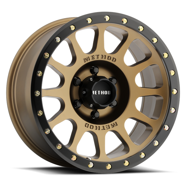 Method Wheels MR305 NV 17x8.5 +25mm Offset  6x120  83mm CB Bronze Wheel