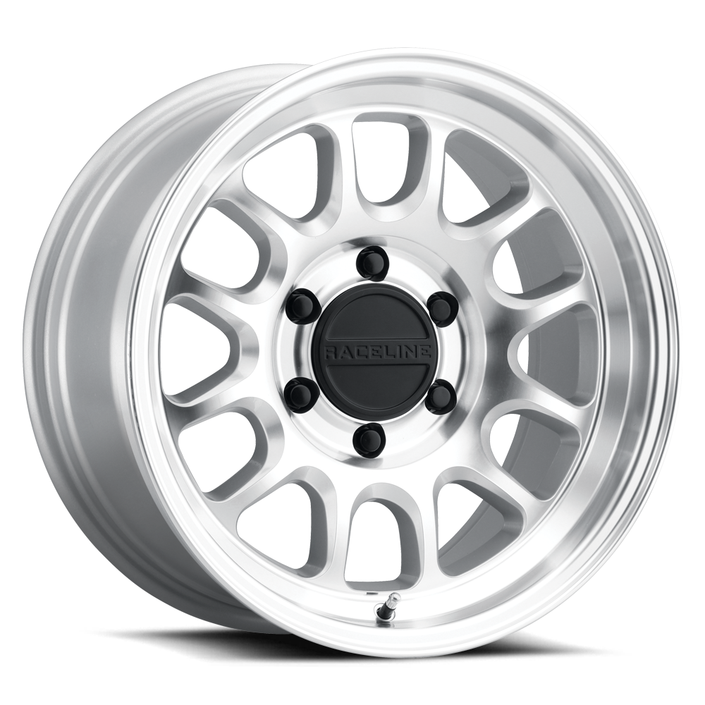 Raceline 958MC Rogue 17x8.5in 6x135 BP 0mm Offset 87.1mm Bore - Machined Finish Wheel