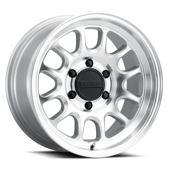 Raceline 958MC Rogue 17x8.5in 6x135 BP 0mm Offset 87.1mm Bore - Machined Finish Wheel