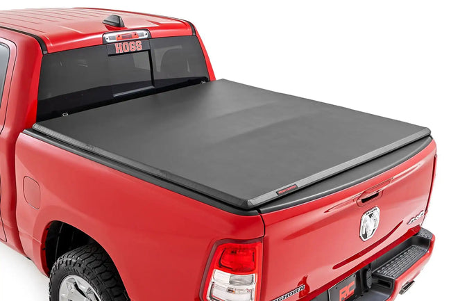 Rough Country RAM 1500 Soft Tri-Fold Bed Cover 6 Foot 4 Inch Bed For 19-Pres RAM 1500