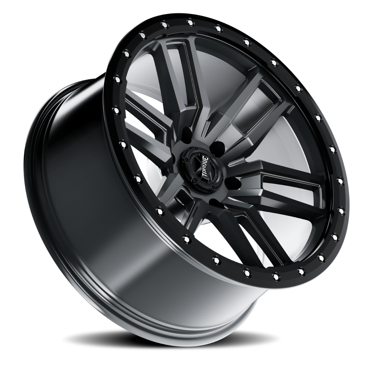 Torque Pritchett | Anthracite w/Black Lip | 17x9 | 6x5.5 | 0mm