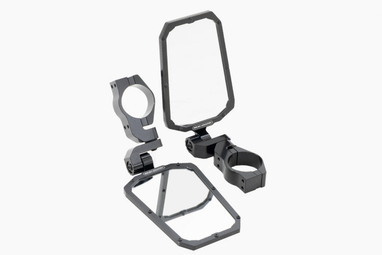 Rough Country UTV Aluminum Side View Mirrors | Horizontal