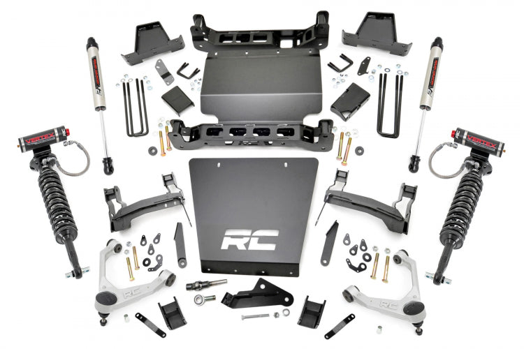 Rough Country 7 Inch Lift Kit | Forged UCA | Vertex Struts V2 Shocks | Chevy/GMC 1500 (16-18) With Stamped Steel LCA