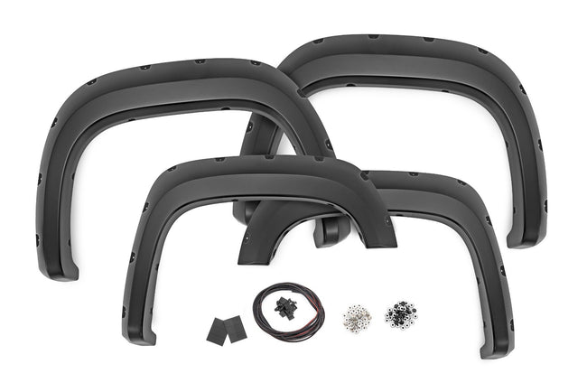 Pocket Fender Flares | 5'9" Bed | 46 Stealth Gray | GMC Sierra 1500 (07-13)
