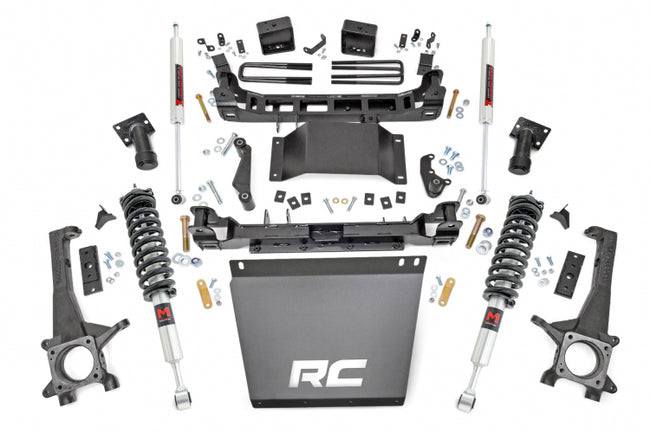 Rough Country 6.0 Inch Toyota Suspension Lift Kit w/ M1 Shocks (16-23 Tacoma 4WD/2WD)