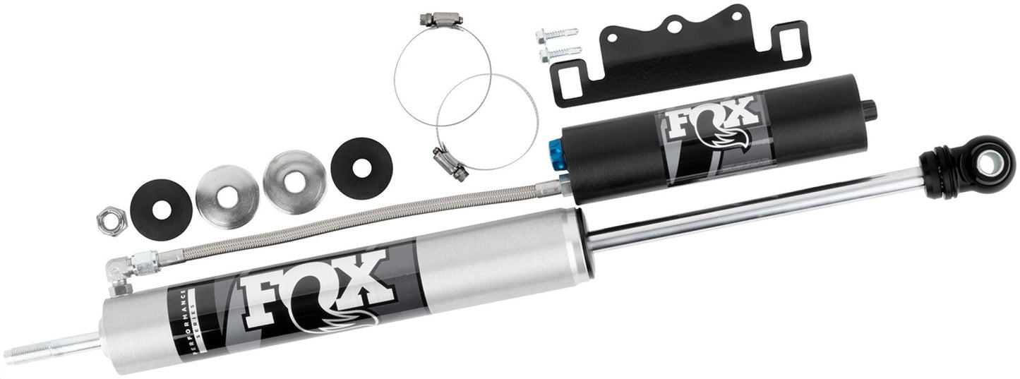 Fox 2005+ Ford Super Duty 2.0 Perf Series 9.6in Smooth Body Remote Res. Front Shock - CD Adj