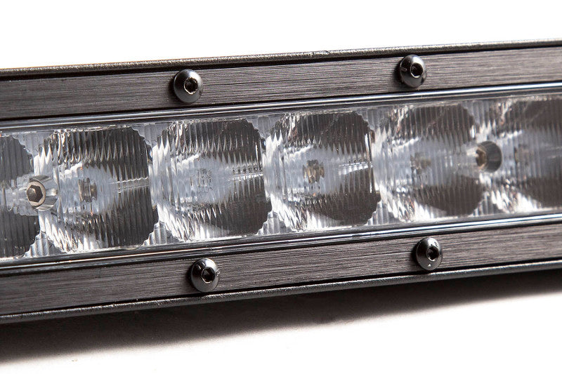 Diode Dynamics 12 In LED Light Bar Single Row Straight Clear Driving Stage Series