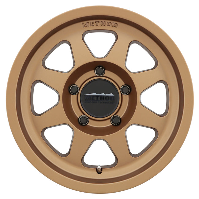 Method MR701 17x7.5 +30mm Offset 5x4.5 73mm CB Method Bronze Wheel